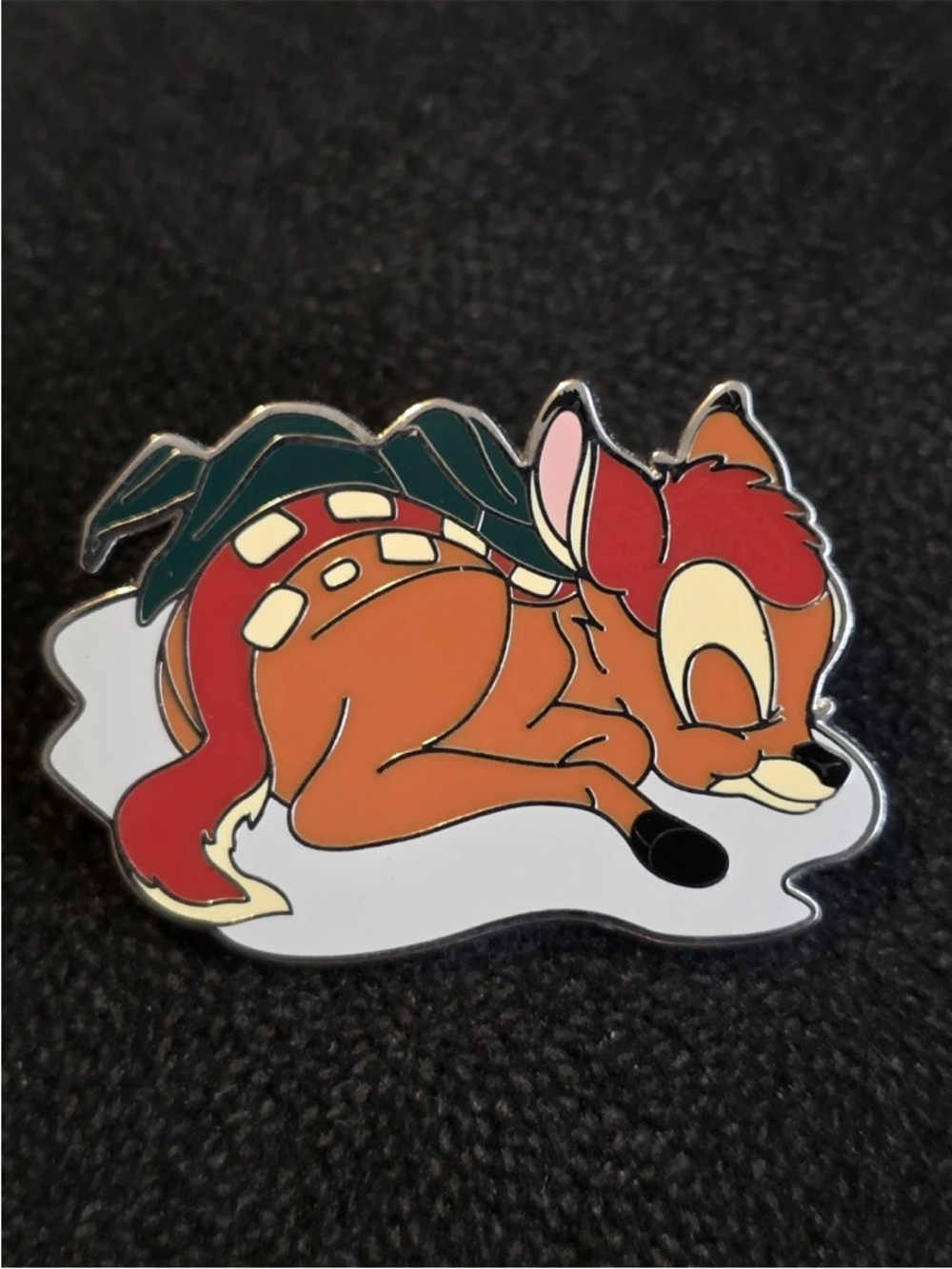 Disney Bambi Sweet Dreams Mystery Collection Nap on a Pile of Snow pin